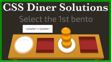 CSS Diner (Full Walkthrough)