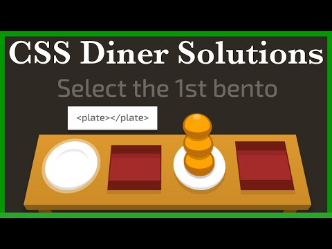 CSS Diner (Full Walkthrough)
