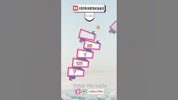 Think The Logic | Question 168 | @thinkthelogic