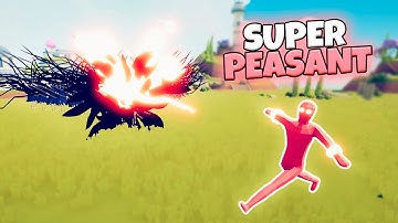 SUPER PEASANT VS EVERY FACTION (CUSTOM) | TABS MODDED GAMEPLAY