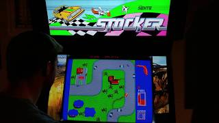 Stocker Arcade Cabinet MAME Gameplay w/ Hypermarquee