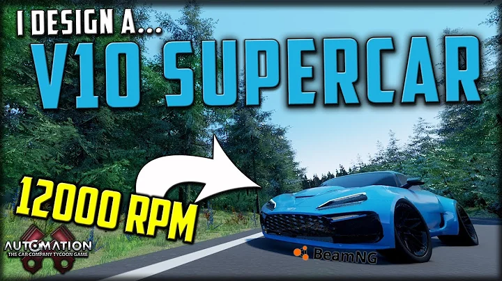 Building A V10 Supercar In Automation / BeamNG