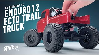 Designed for off-road adventures. Enduro12 Ecto Trail Truck by Element RC. 1/12 Scale RC Car.