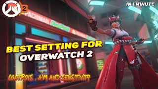 FOR ALL🔥 BEST SETTINGS FOR OVERWATCH 2 (FPS,CONTROLS AND SENSITIVITY) | OVERWATCH 2 BEST SETTINGS