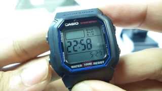 Đồng hồ casio STANDARD W-800H-1AV(Đồng hồ casio STANDARD W-800H-1AV với bề mặt hình vuông, hiển thị rõ ràng, có độ chịu nước tốt, có thể rửa tay, đi mưa, tắm vòi sen, đi bơi. http://sjwatch..., 2013-10-30T04:48:50.000Z)