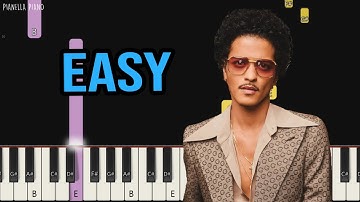 Bruno Mars - The Lazy Song | EASY Piano Tutorial by Pianella Piano