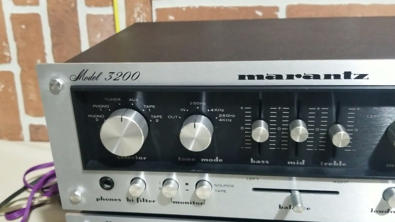 Vintage Marantz 3200 Stereo Control Console PREAMP
