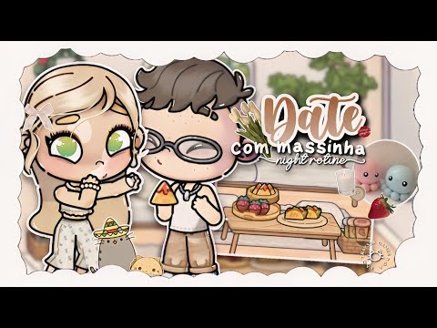 *AESTHETIC* DATE COM MASSINHA!🥟✨| AVATAR WORLD 🥧💭| ASMR*!🥥🤍