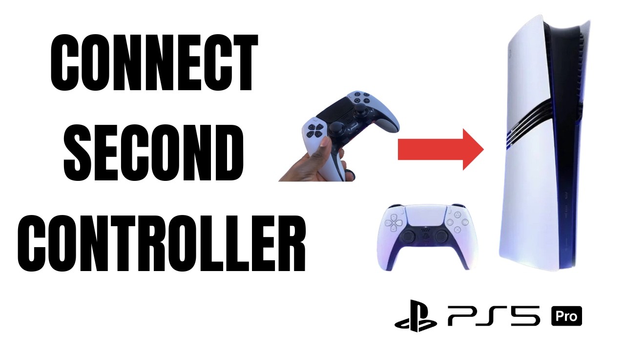 How To Connect Second Controller To PS5 Pro - YouTube