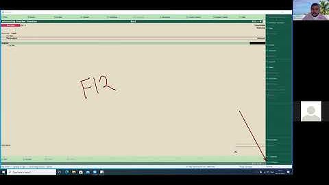 single mode convert in double entry mode in tally ERP ( Voucher Configuration (F12) in Tally9)