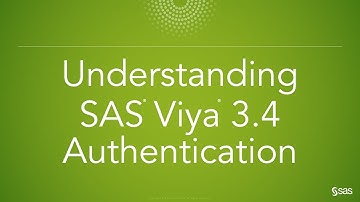 Understanding SAS Viya Authentication