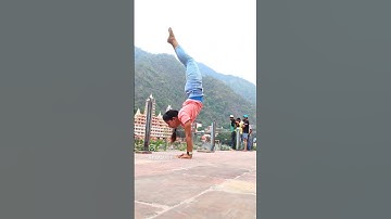 Handstand Asana/Hand Balancing Yogasana/Advance Yoga Asana/Backbending Video- Yoga Saathi Video.