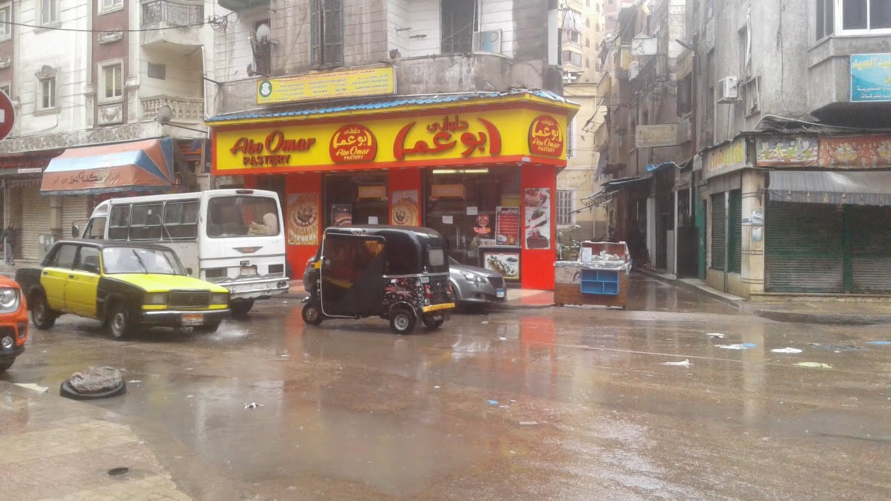 شارع إيزيس محرم بك الشتاء منهمر فشيك فشيك (مش فشيك أوي)Pouring winter during sleep