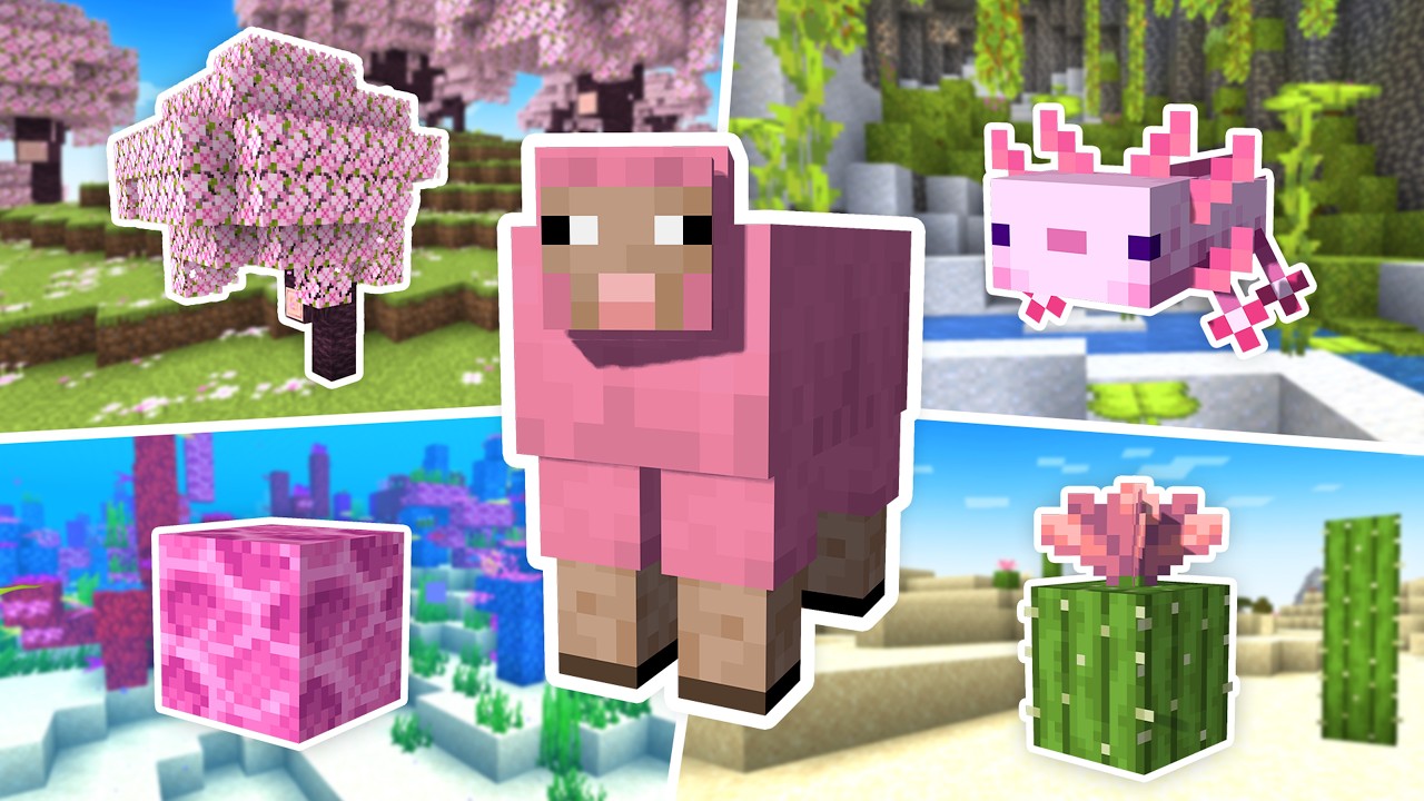 【ピンクの羊】ピンク!早抜け選手権!【マイクラ】