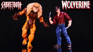 Marvel Legends Wolverine 50th Anniversary: Sabretooth Vs Logan 2 Pack Review!!! Yeeeah!🔥🔥🔥