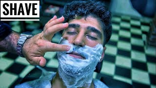 ASMR BEARD CUT • Skin itching problem, head massage • Turkish Barber shop