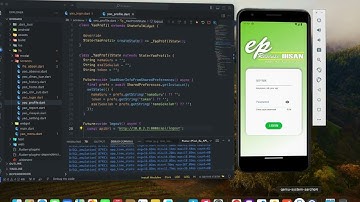 contoh aplikasi absensi flutter x laravel
