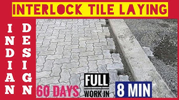 Interlock procedure paver block