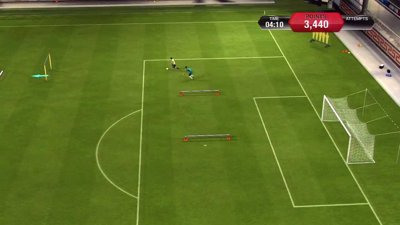 FIFA 13 Skill Game Dribbling Challenge  Global #1 Highest Score (ps3)