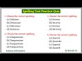 Spelling Test | English Spelling practice | Correct Spelling | Correct spelling of words in english
