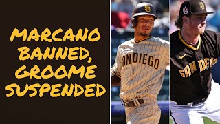 Padres Tucupita Marcano banned for life, Jay Groome suspended for betting