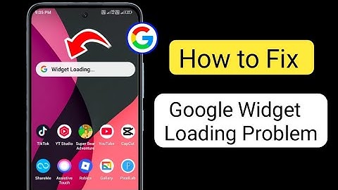 How to Fix Google Widget Loading Problem | Fix Widget Loading Problem in Google (2025)