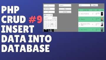 PHP And MySQL CRUD (Insert,Update,Delete) Tutorial - PART 9   INSERT DATA INTO DATABASE