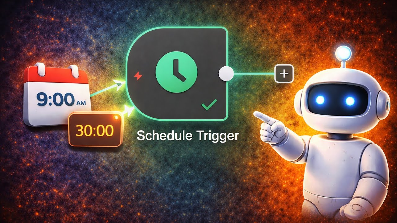 n8n schedule trigger configuration tutorial