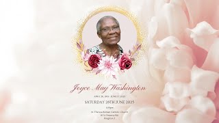 Mass of Christian Burial for Joyce May Washington
