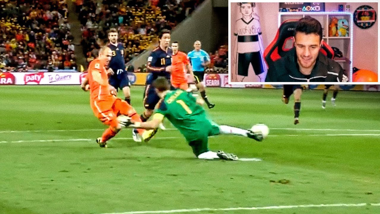 REACCIONANDO A LAS MEJORES PARADAS DE LA HISTORIA DEL FÚTBOL!!