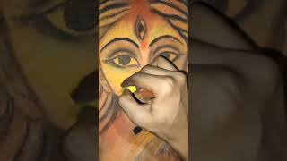 Maa Durga Painting with soft pastel / Durga Time-lapse Drawing screenshot 5