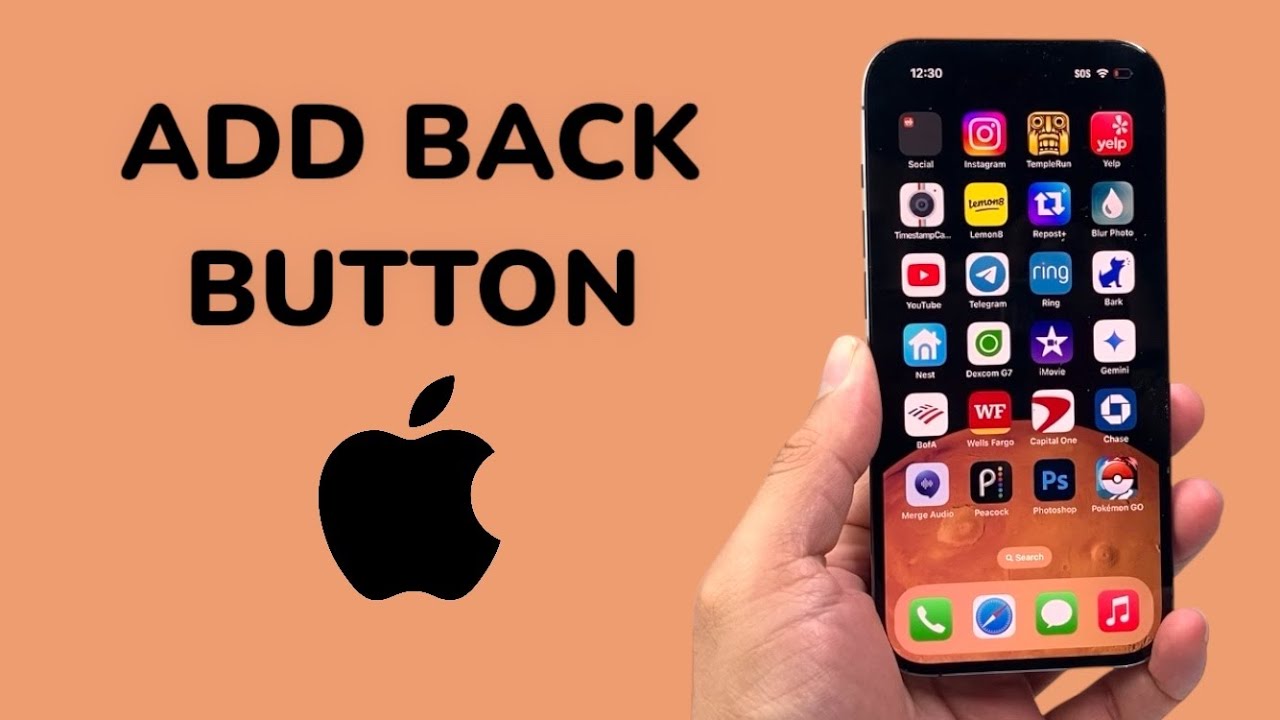 Ios Back Button Placement How To Add A Back Tap Button on iPhone - YouTube