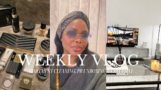 WEEKLY VLOG | APARTMENT CLEANING &amp; ORGANISATION, CHIT CHATS &amp; PR UNBOXINGS | Edwigealamode