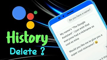 How to delete Google Assistant history ?