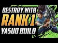 Play Yasuo the BEST WAY in Wild Rift - Rank 1 Build | Yasuo High Elo Gameplay