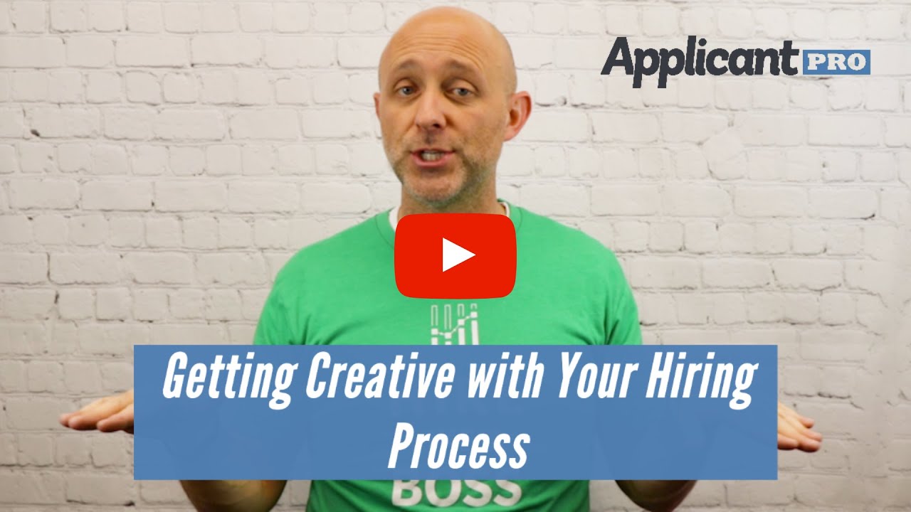Getting Creative With Your Hiring Process - YouTube