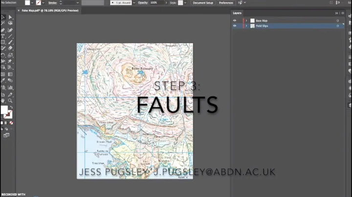Step 3: Digitising Geological Maps: Faults