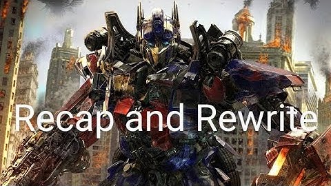 Recap and Rewrite of Transformers : Dark of the moon