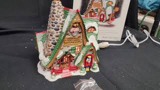 Northwoods Hand Carved Nutcracker Factory | Dept 56 | North Pole Series | Lighted Christmas House