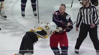 Erik Gudbranson vs Tanner Jeannot Round 2 ; Mathieu Olivier vs Mark Kastelic Round 2