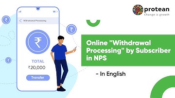Online "Withdrawal Processing" by Subscriber in NPS - In English