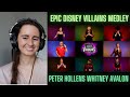 Singer Reacts to Peter Hollens - Epic Disney Villains Medley (Whitney Avalon) Peter Hollens Reaction