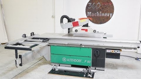 ALTENDORF F90 3200 MM SLIDING PANEL SAW