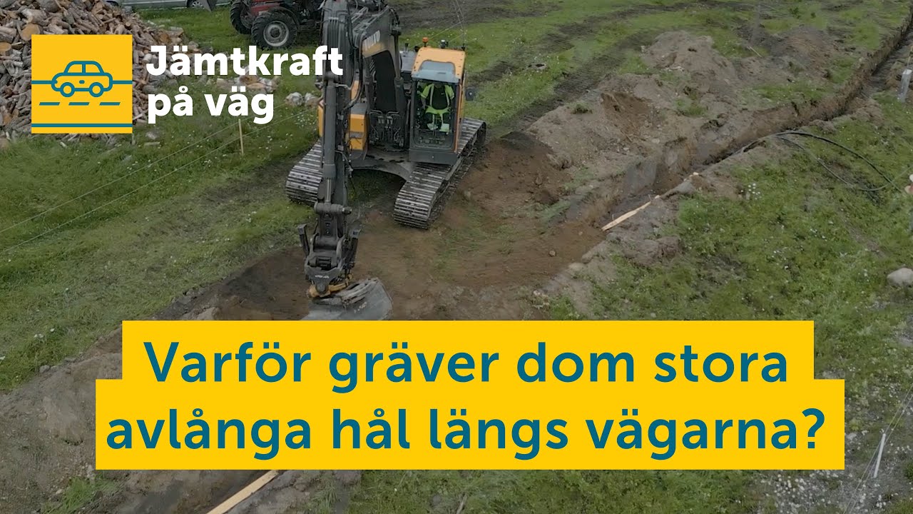 Josephine vädersäkrar elnätet i Sikås | Jämtkraft på väg | Elnät