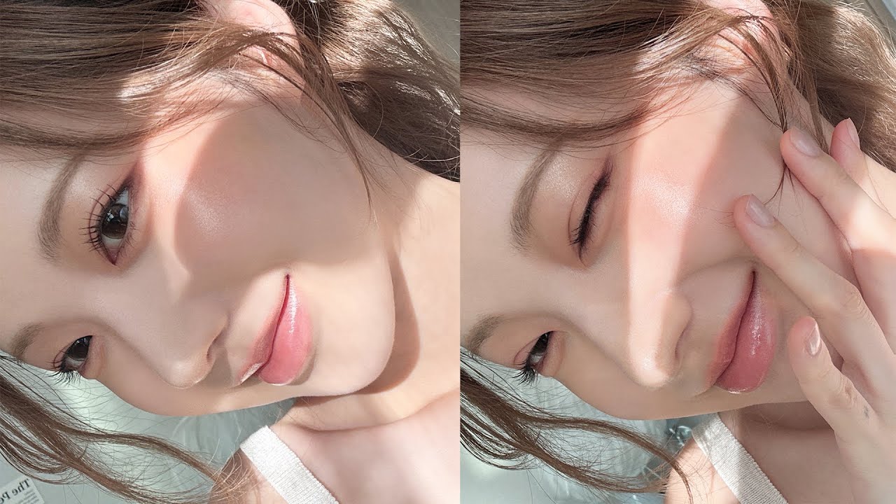 맑은 설탕코팅 한 겹✨크림브륄레 복숭아 메이크업🍑 (배우 메이크업 / 색조 톤온톤의 중요성)