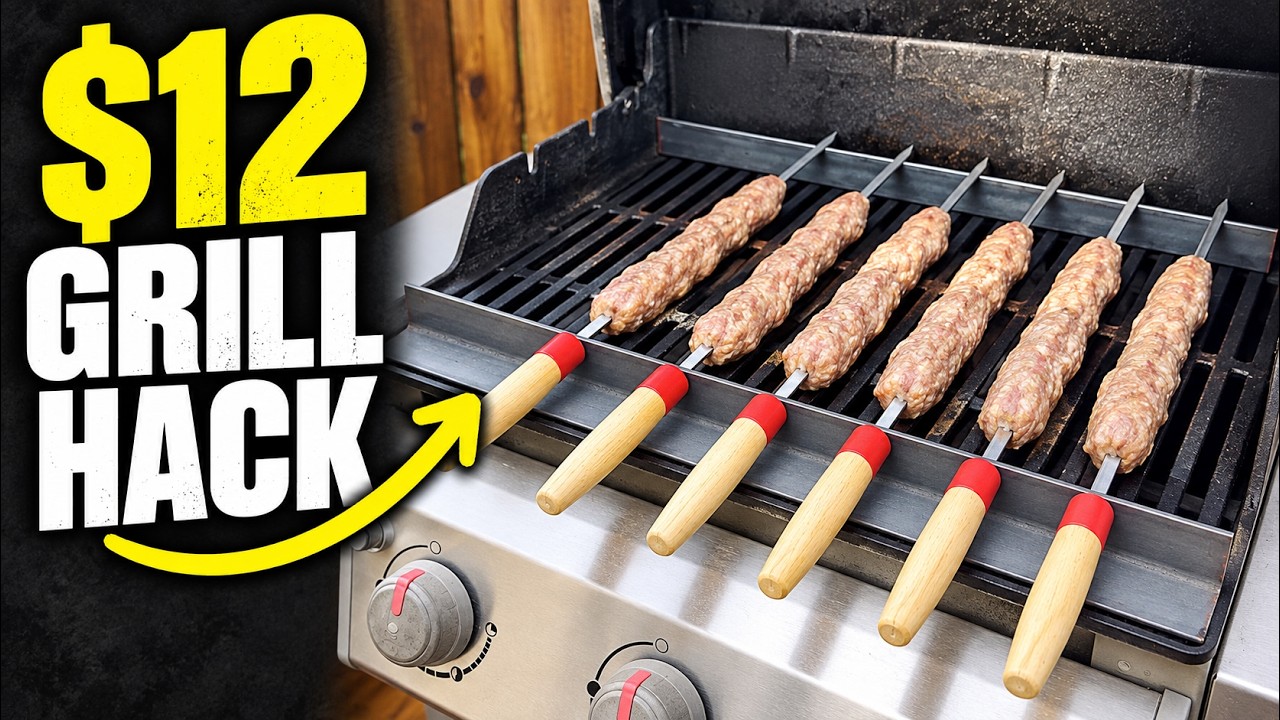 DIY Grill Skewer Rack for $12 | Easy Weekend Project