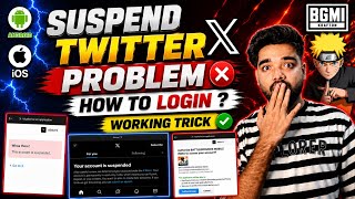 How To Login With A Suspended Twitter Account In BGMI🔥100% Fix For BGMI Twitter Suspended ID Login❤️
