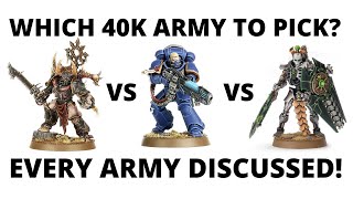 Which Army to Choose to Play in Warhammer 40K? Every Faction Reviewed!