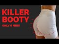 KILLER BOOTY LIFT WORKOUT- No Equipment, Follow Along, Knee- Friendly