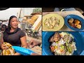 Street food in marcory cte divoire  difference between attieke and garba  ivory coast  ep40